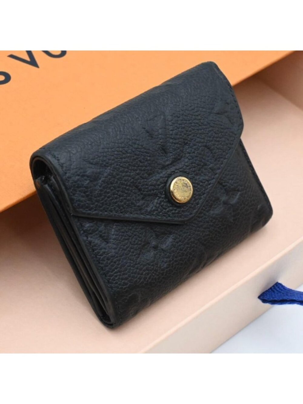 Louis Vuitton Monogram Empreinte Portefeuille Zoe Trifold Wallet